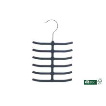 Forma de espina de pescado perfecto flocked scarf velvet hanger